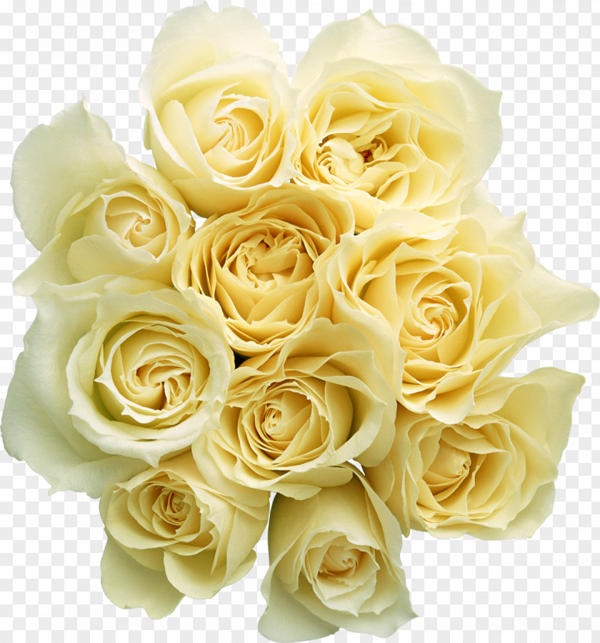 White Rose Flower Bouquet PNG