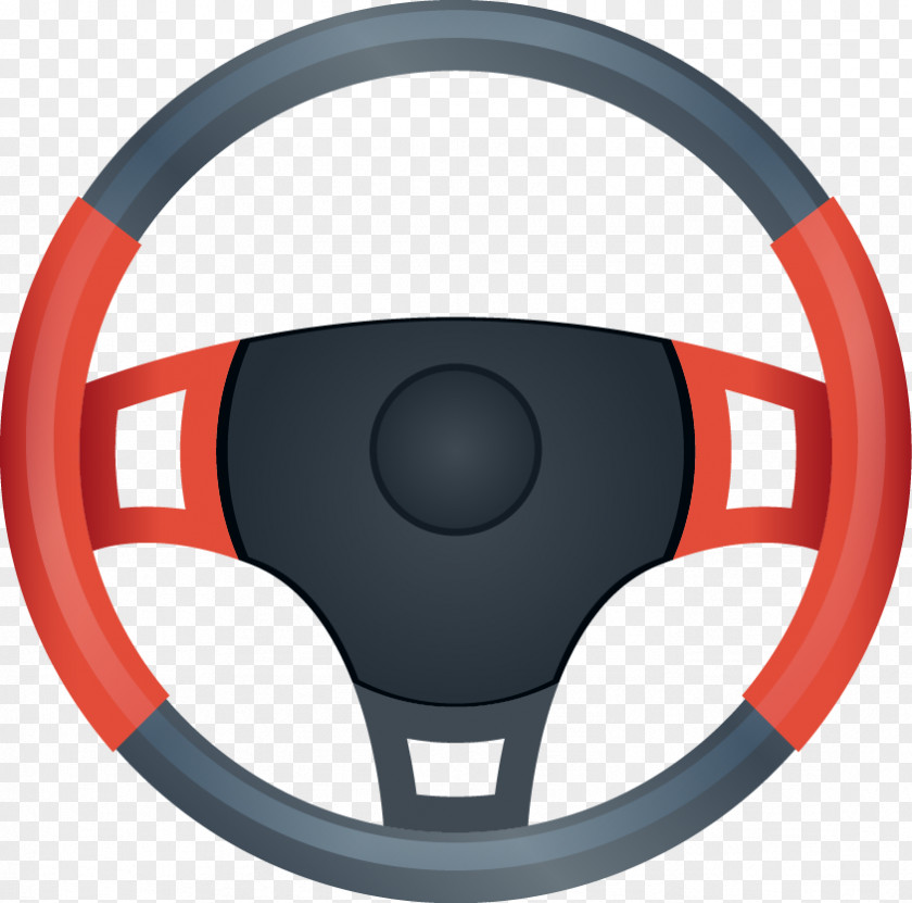 Cartoon Steering Wheel Car PNG