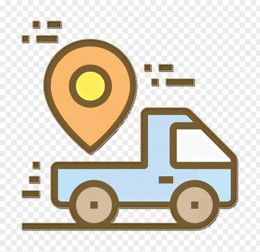 Navigation Icon Cargo Truck PNG