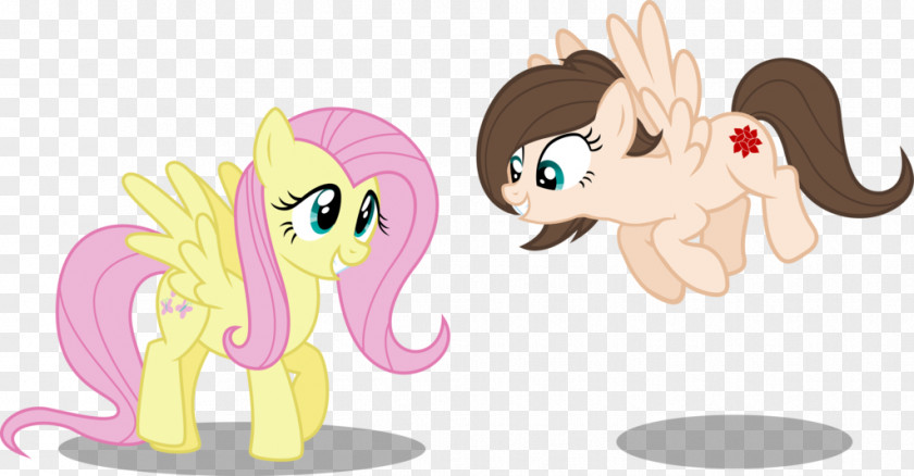 Petals Fluttered In Front My Little Pony Fluttershy Horse PNG
