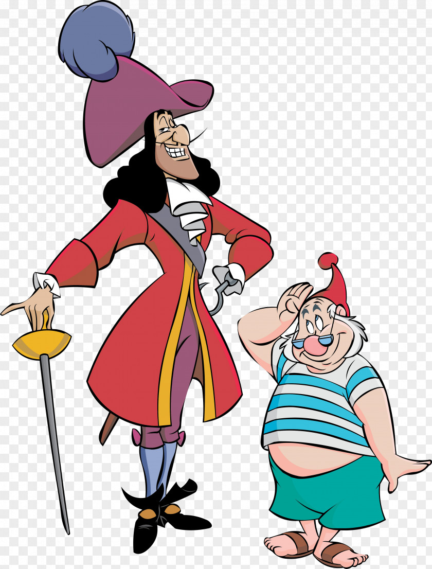 Peter Pan Captain Hook Smee The Walt Disney Company Cattivi PNG