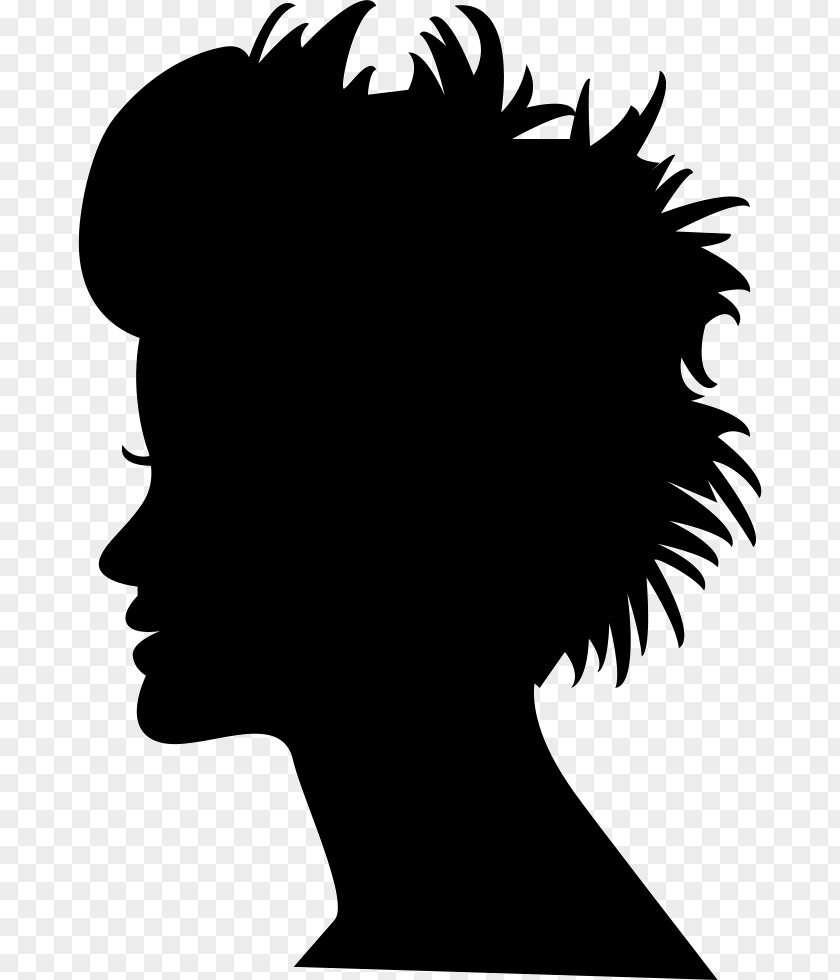 Bunny Face Silhouette Head Photography PNG