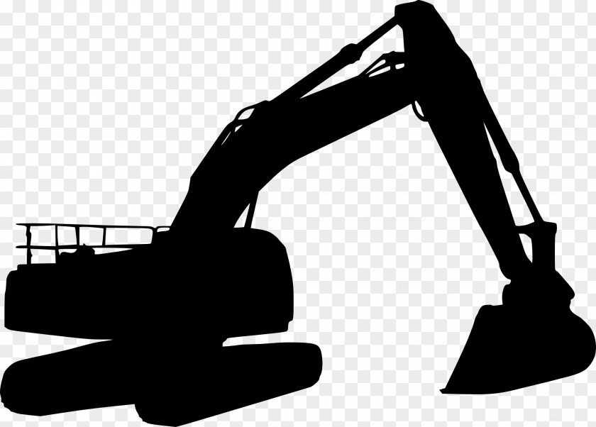 Excavator Silhouette Caterpillar Inc. Clip Art PNG