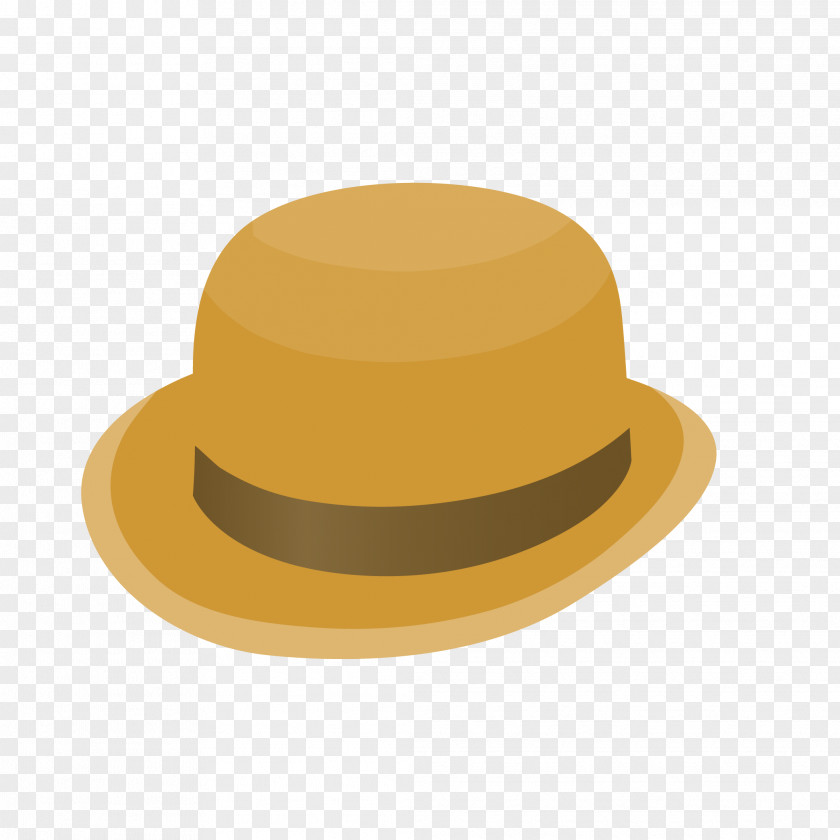 Cap Fedora Hat Yellow Fashion Headgear PNG