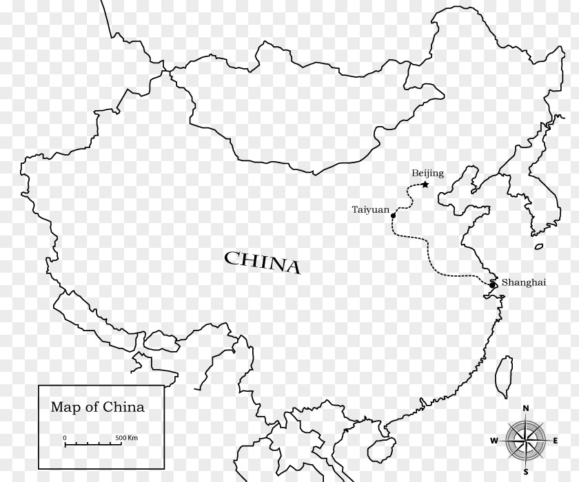 China Blank Map World Atlas PNG