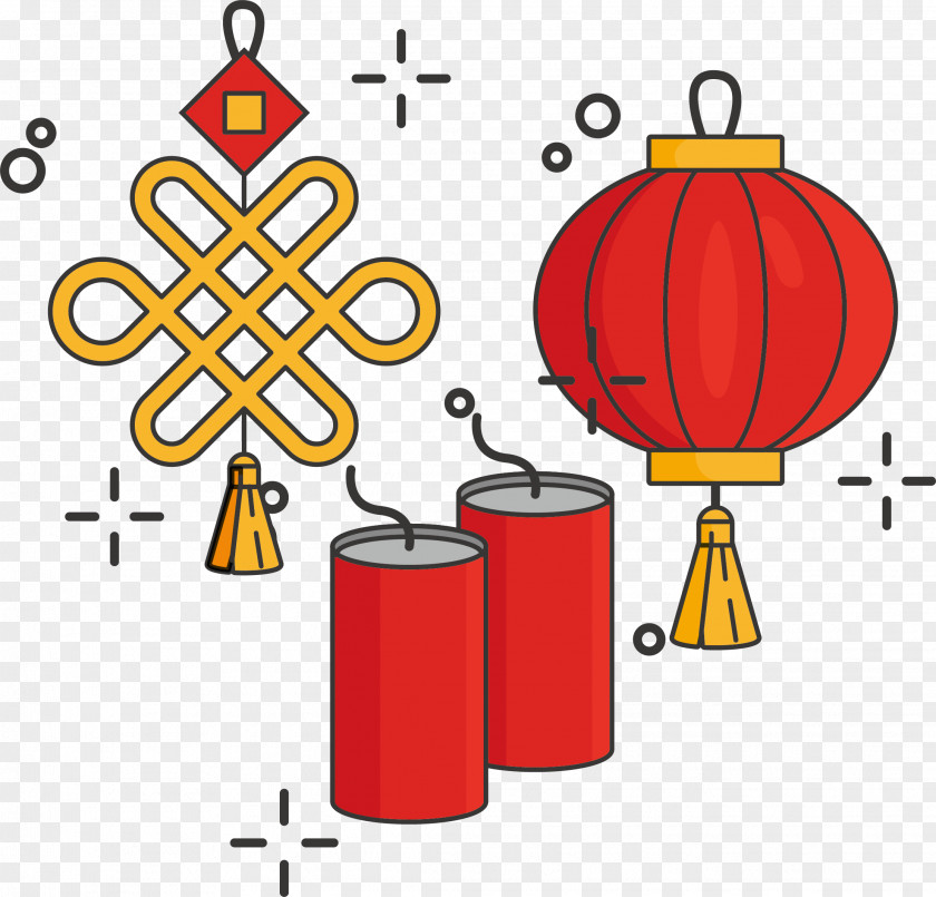 Chinese New Year Firecracker 中国年 Lunar PNG