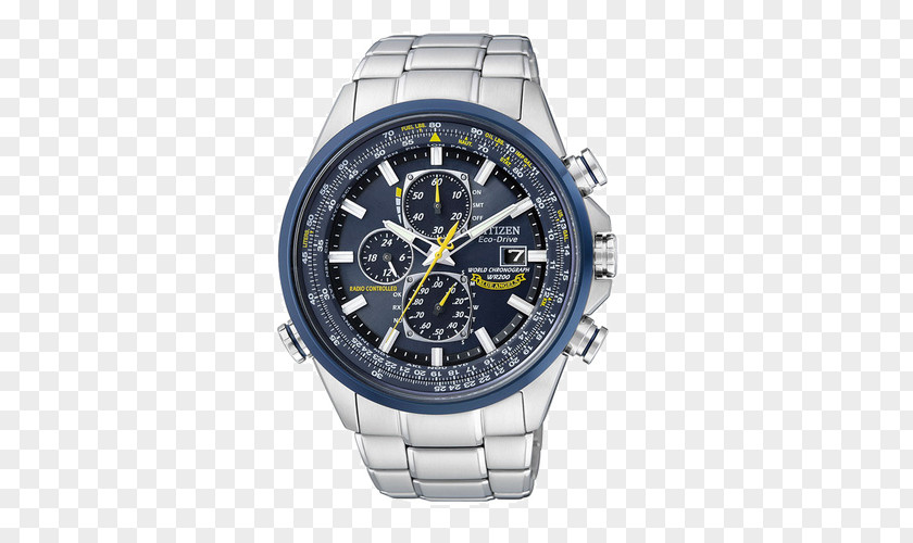 Citizen Eco-Drive Radio Watch Holdings Clock Strap PNG