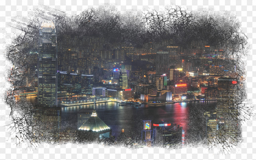 City Hong Kong New York Desktop Wallpaper Proper PNG