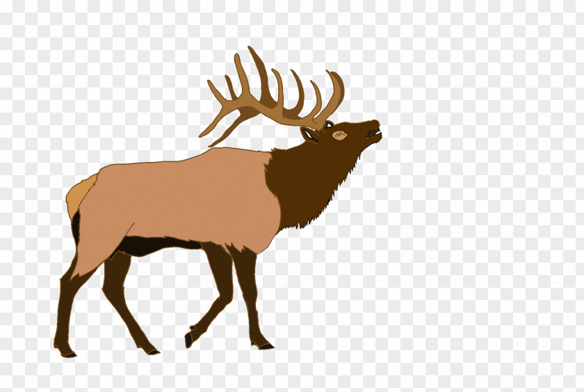 Elk Silhouette Moose Deer Illustration Vector Graphics PNG