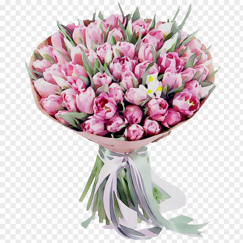 Flower Bouquet Tulip Gift Cut Flowers PNG
