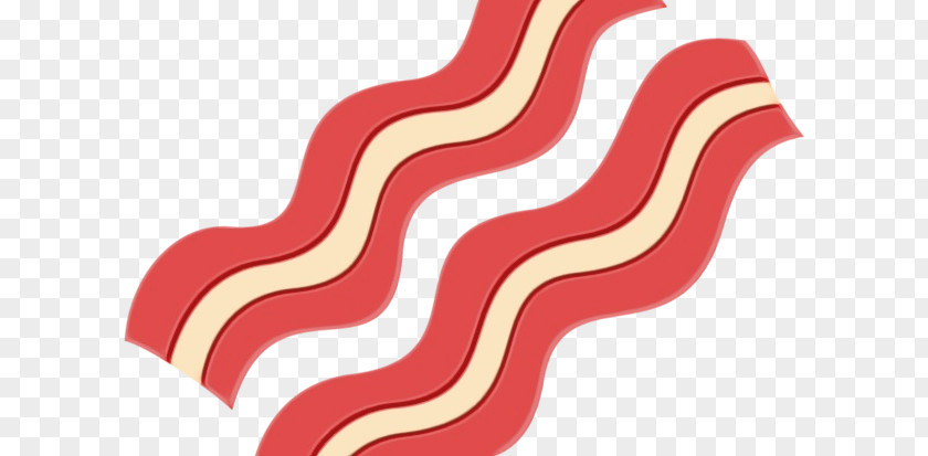Material Property Bacon And Eggs Line Emoji PNG