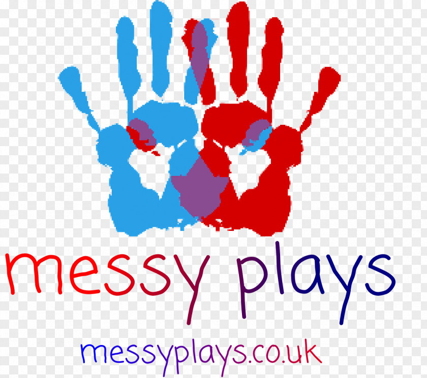 Messy Color Hand Printing PNG