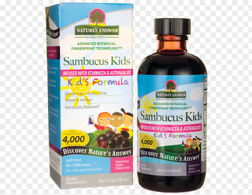 Sambucus Elder Nature Formula Flavor Milliliter PNG