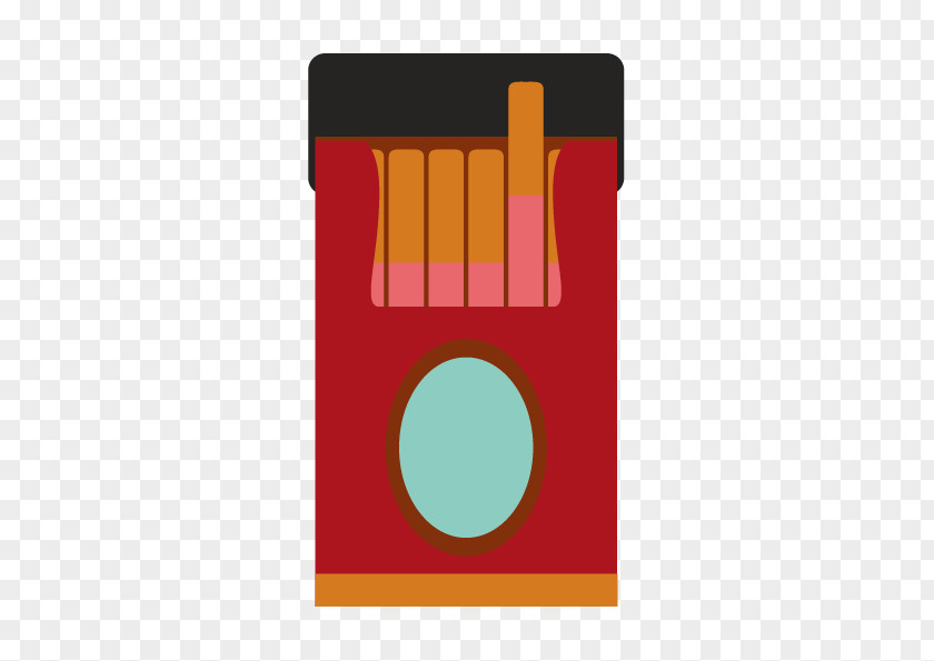 Vector Painted Cigarette Rolling Paper Case PNG