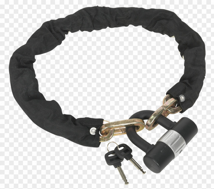 Chain Motorcycle Bicycle Lock PNG