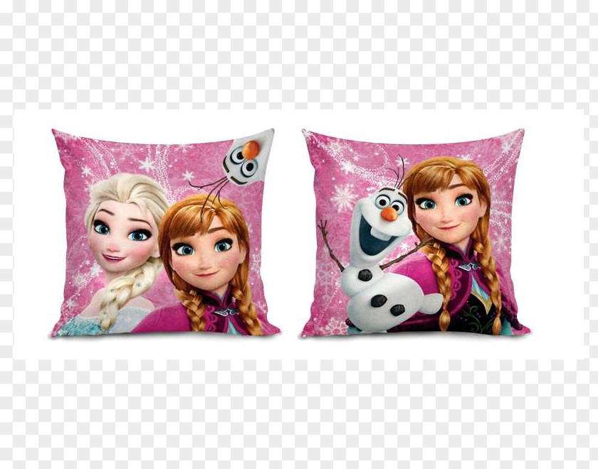 Frozen Olaf Anna Pillow Linens PNG