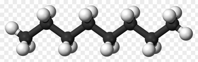 Octane Ball-and-stick Model Butane Space-filling Structural Formula PNG