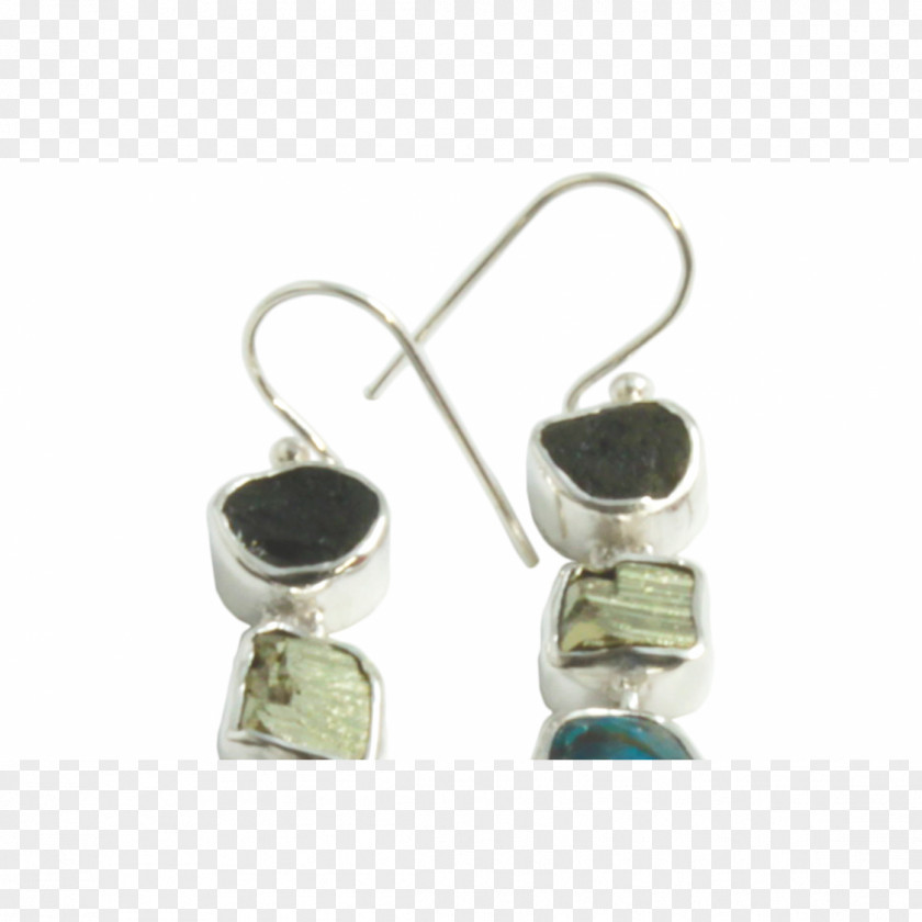 Silver Onyx Earring Jewelry Design PNG