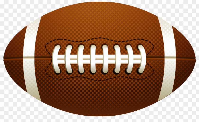 American Football Ball Vector Clipart PNG