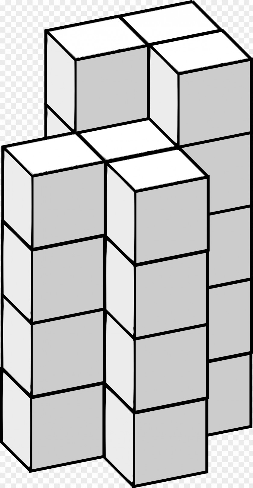 Cube Rectangle Area Square Pattern PNG
