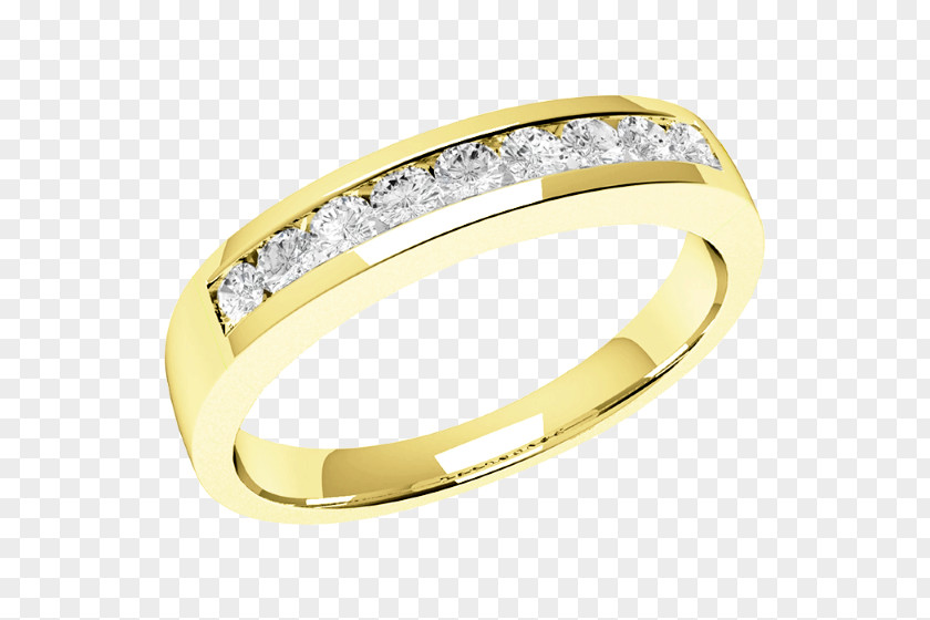 Cut In Half Earring Wedding Ring Eternity Diamond PNG