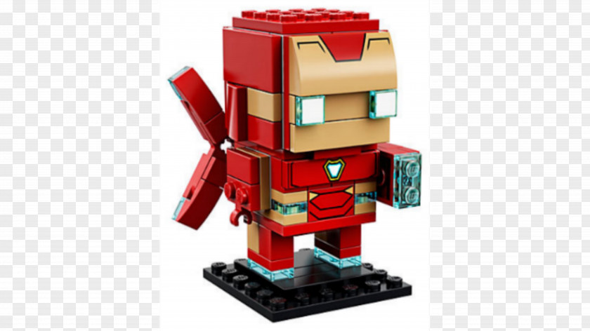 Iron Man Lego Marvel Super Heroes BrickHeadz Toy PNG