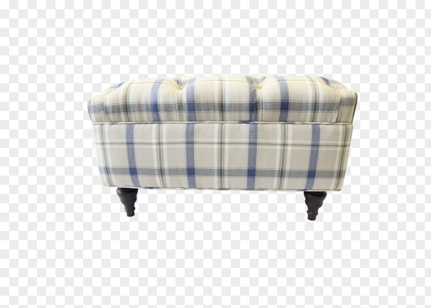 Ottoman Foot Rests Couch Furniture Tartan Textile PNG