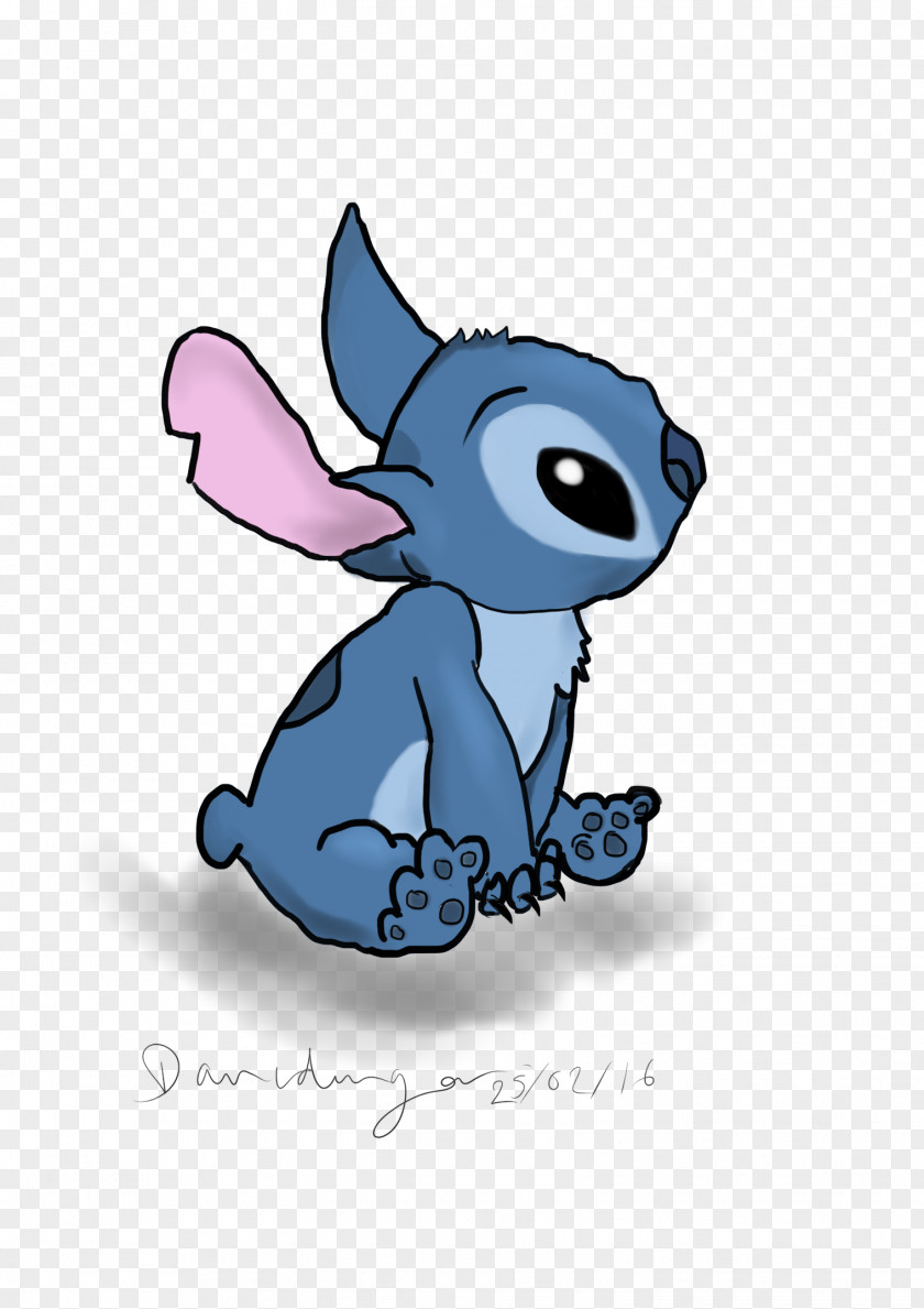 Stitch Cartoon Drawing Digital Art PNG