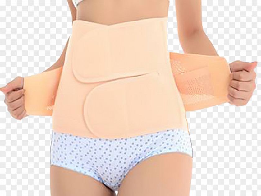 Fleshcolor Abdomen Belt Postpartum Period Cummerbund Waist Pregnancy PNG