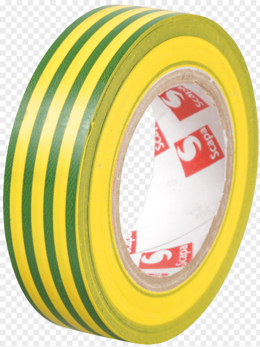 Yellow Tape Measure Electrical Green VDE E.V. Gaffer PNG