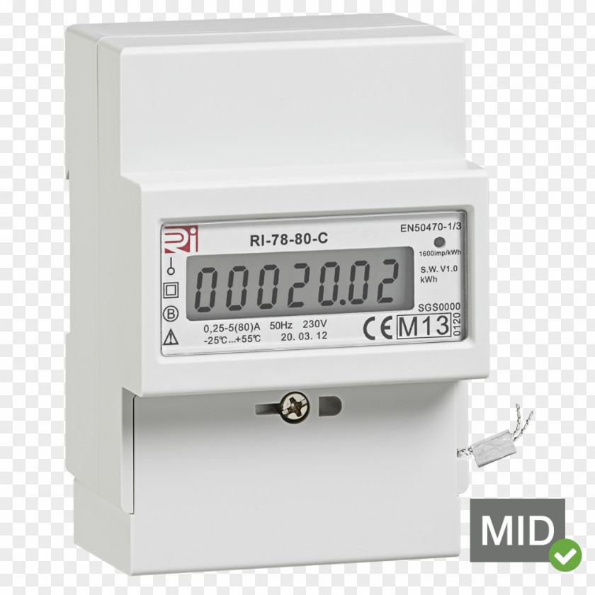 Energy Electricity Meter Kilowatt Hour Three-phase Electric Power PNG