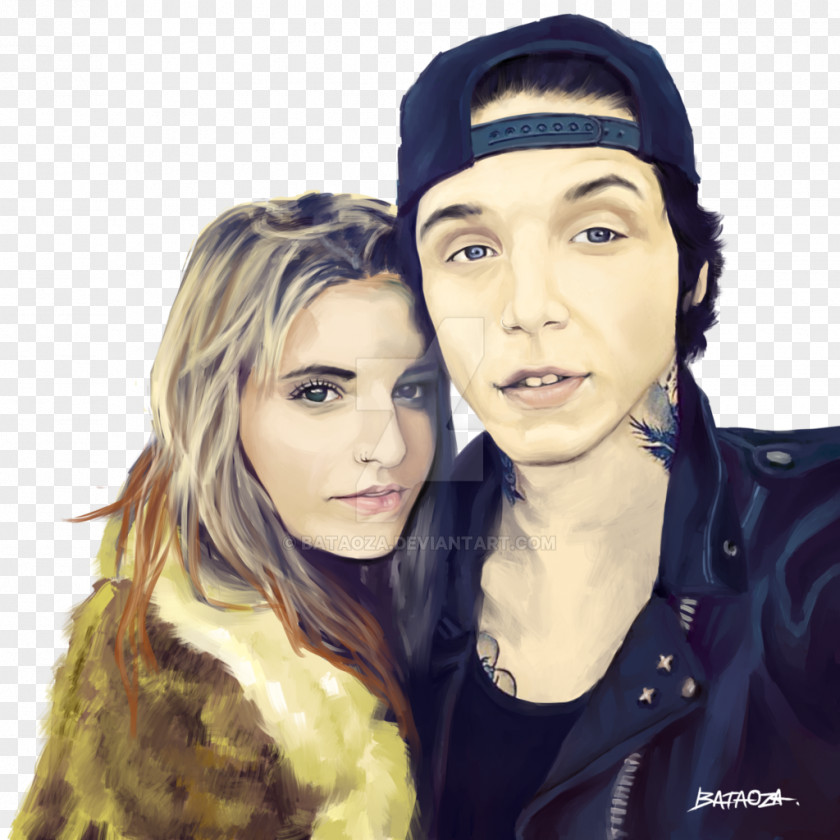 Juliet Simms The Voice Black Veil Brides Musician Art PNG