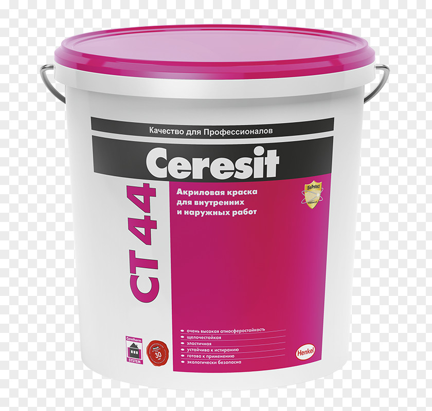 Paint Acrylic Plaster Ceresit Facade PNG