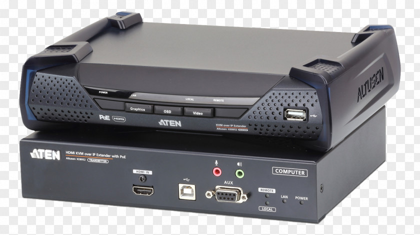 USB KVM Switches Computer Monitors ATEN International 4K Resolution PNG