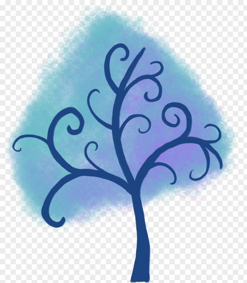 Flower Ornament Tree Trunk PNG