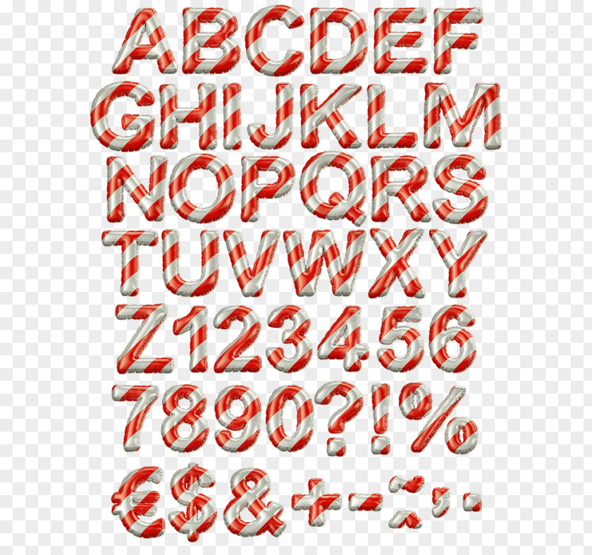 Line Calligraphy Point Font PNG