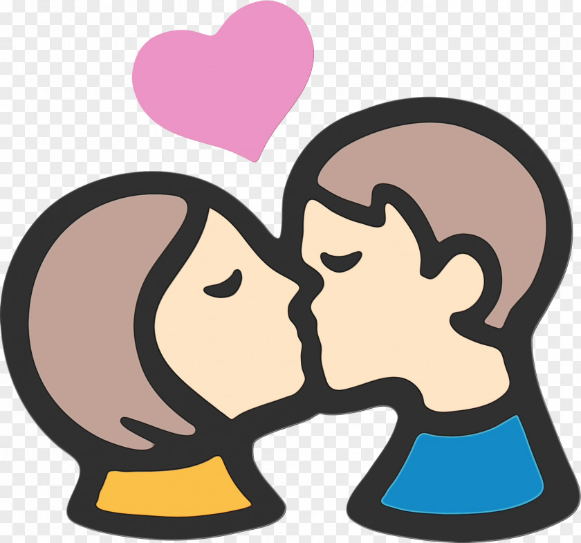 Sticker Kiss Love PNG