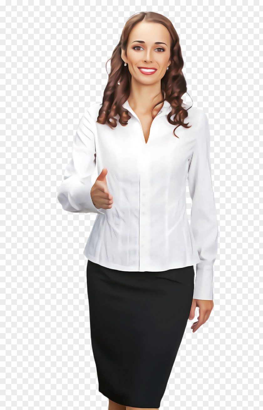 Uniform Collar Clothing White Sleeve Shirt Blouse PNG