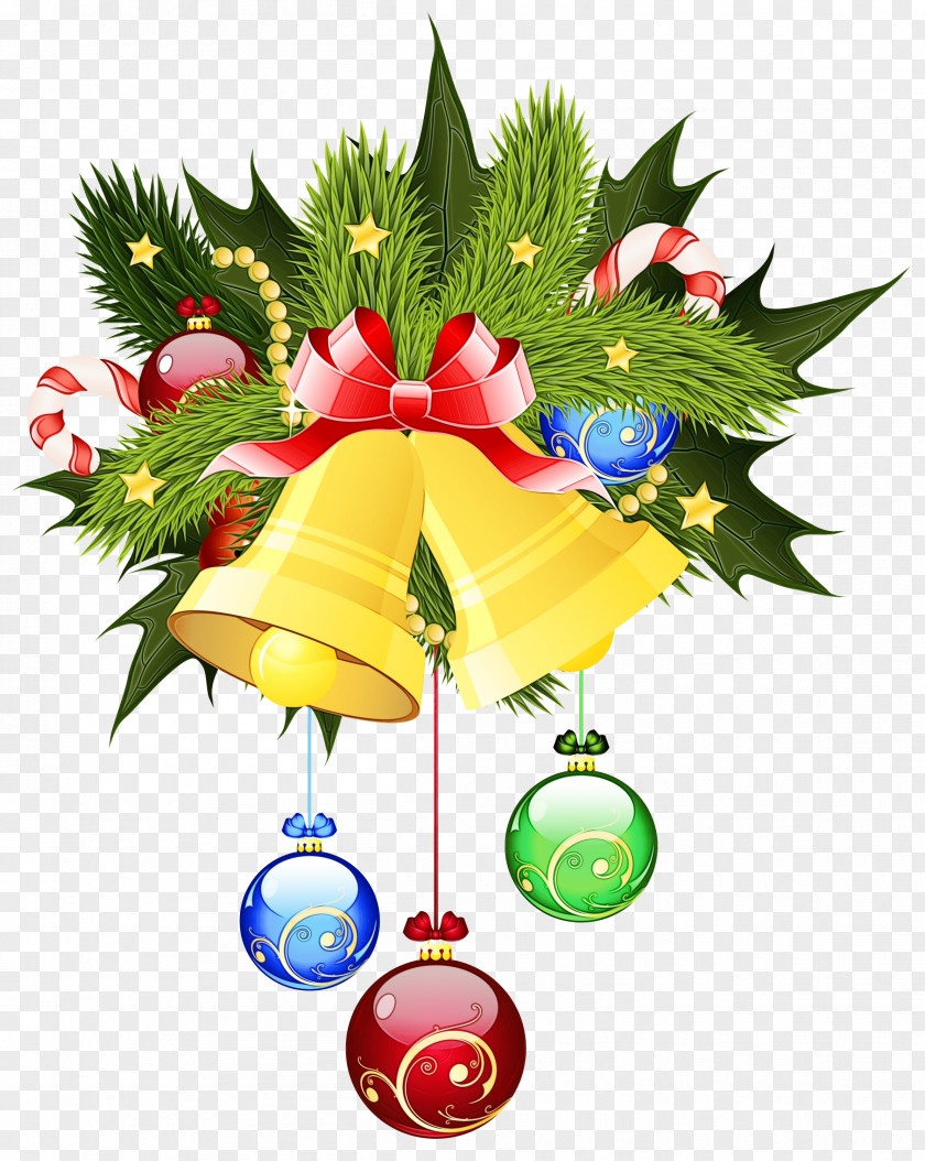 Christmas Plant Tree Watercolor PNG