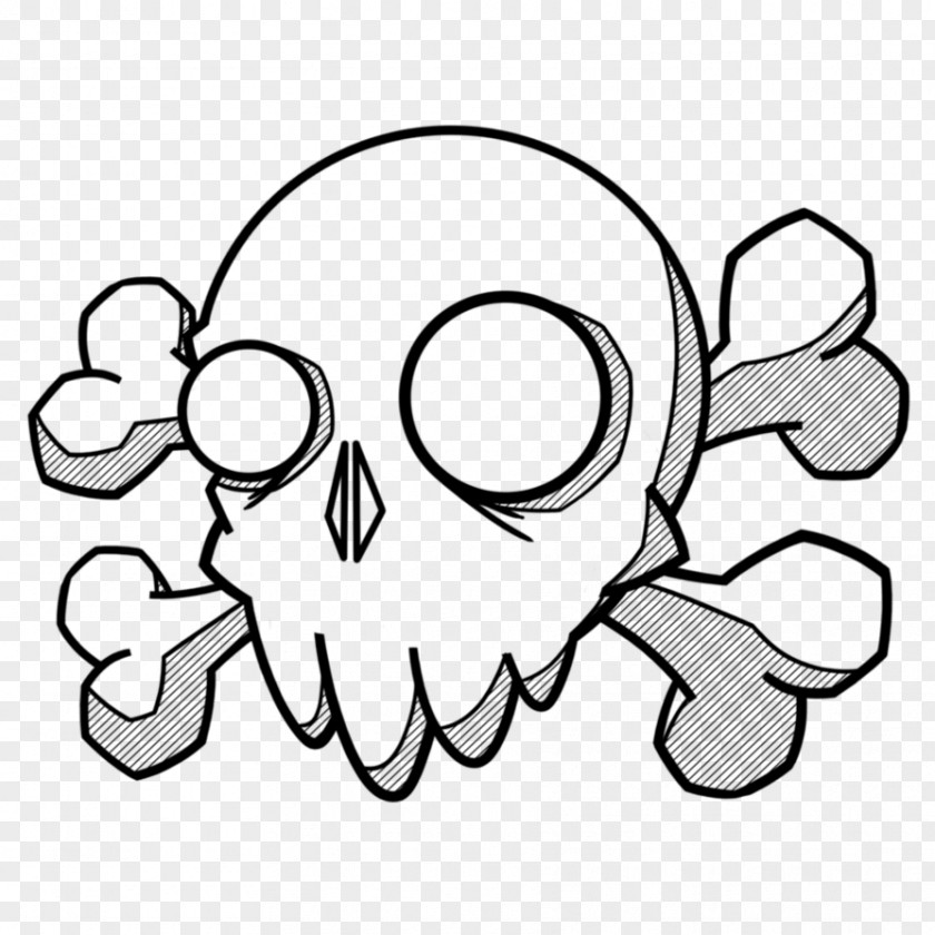 Doodle Drawing Art Tattoo Skull PNG