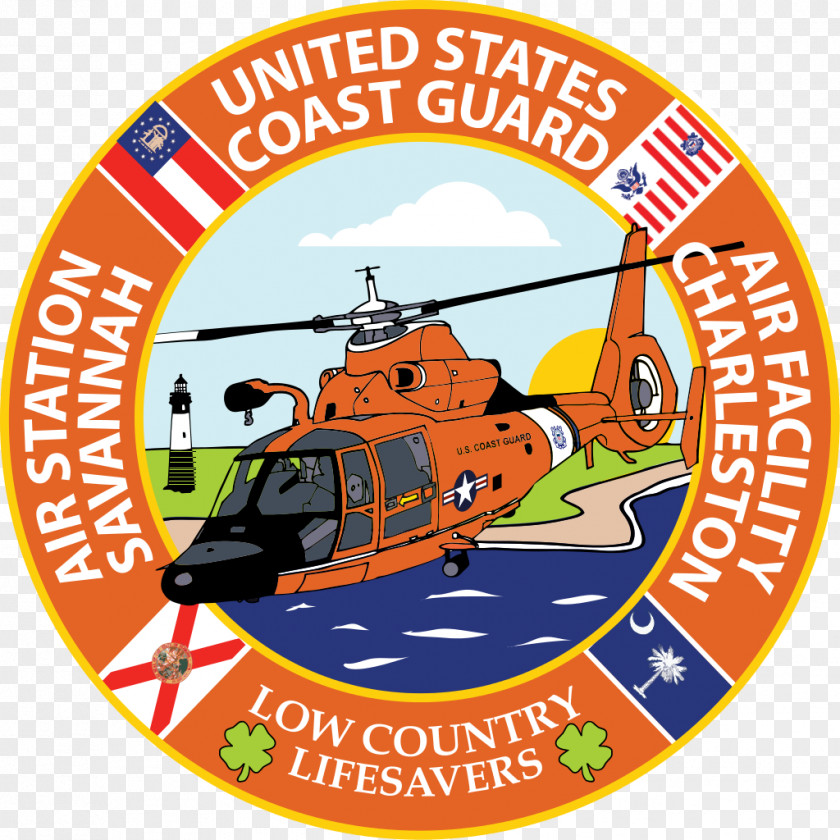 Helicopter Coast Guard Air Station Savannah Eurocopter HH-65 Dolphin United States Stations PNG