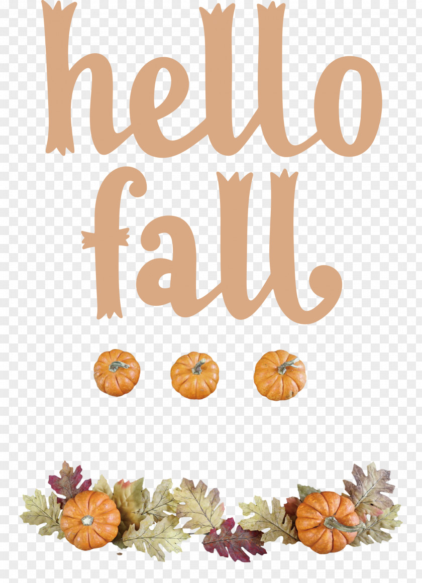 Hello Fall Fall Autumn PNG