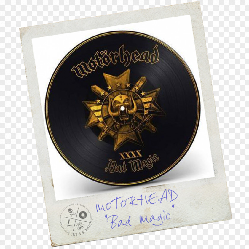 Motorhead Bad Magic Phonograph Record Picture Disc Motörhead Special Edition PNG