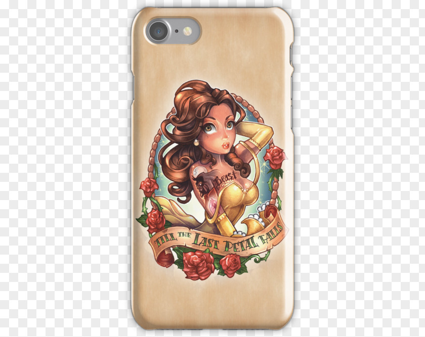 Disney Princess Belle Ariel Tiana Tattoo PNG