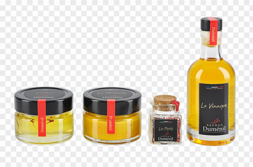 Ensemble Liqueur Saffron Condiment Mustard Honey PNG