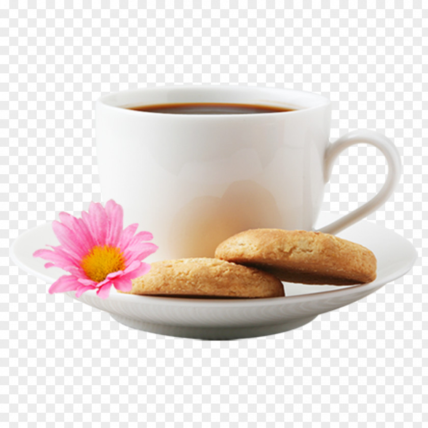 Free Cookies And Coffee To Pull Material Cup Cafe Biscuit Cookie PNG