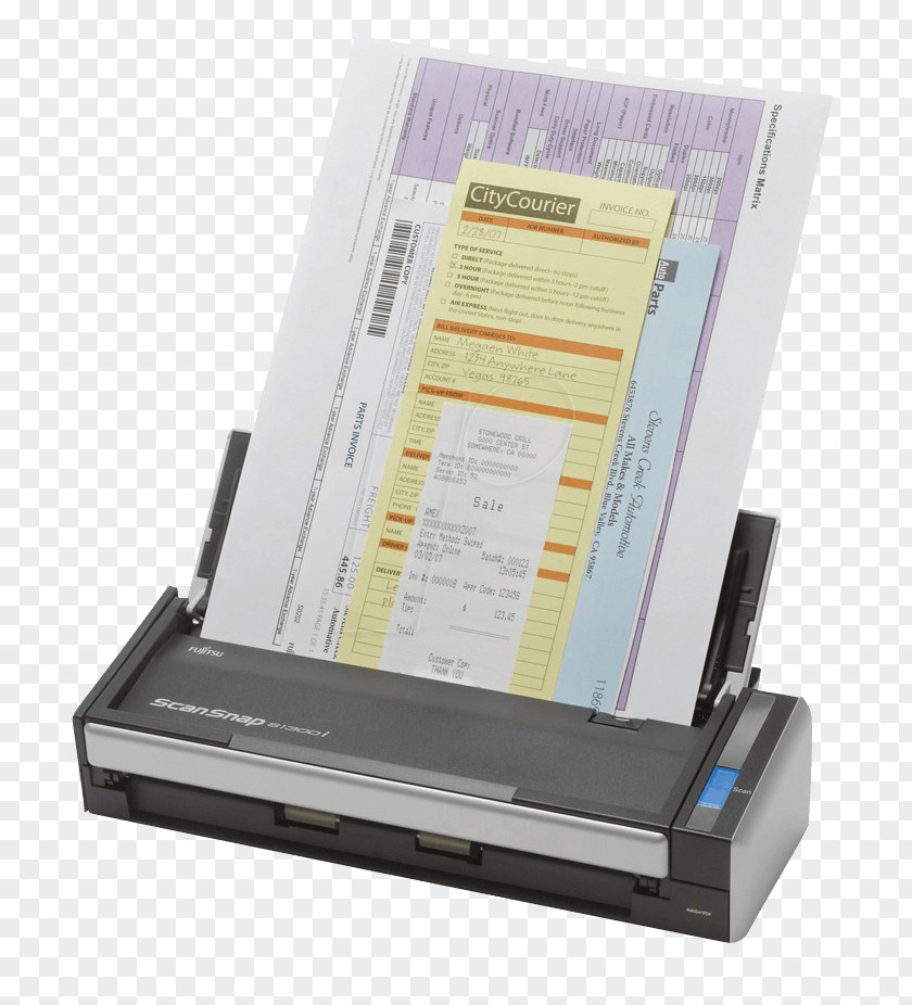 Fujitsu ScanSnap S1300i Image Scanner Dots Per Inch Standard Paper Size IX500 PNG