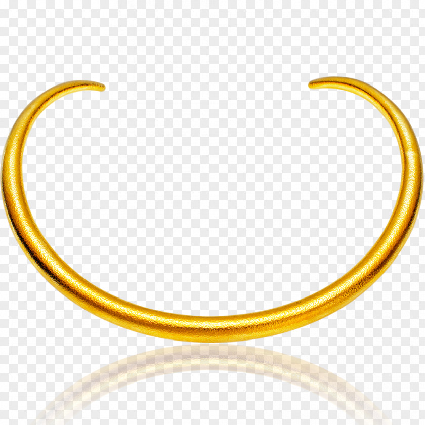 Necklace Bangle Jewellery Colored Gold PNG