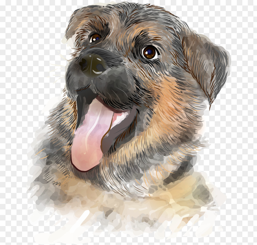 Tongue Dog German Shepherd Spitz Puppy Kitten Illustration PNG