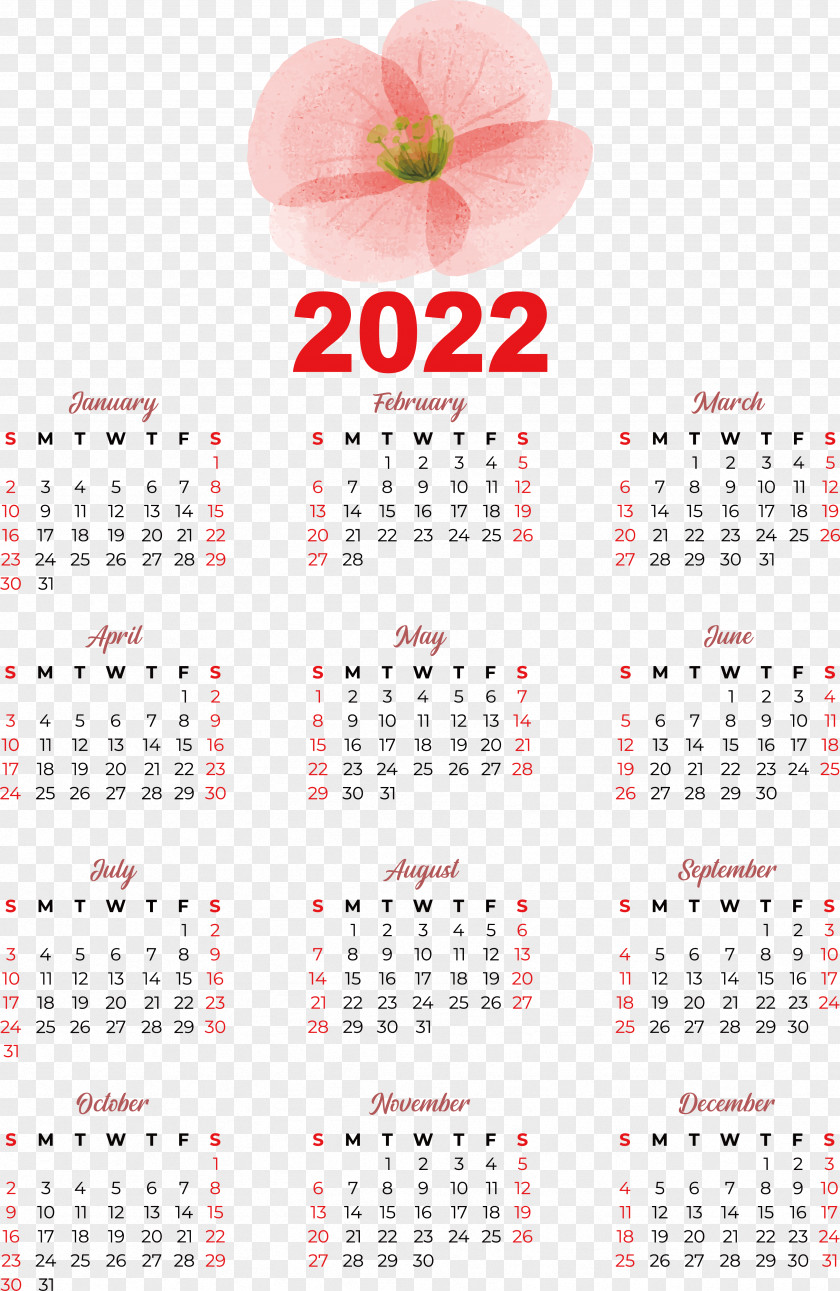Calendar 2022 Calendar Annual Calendar Calendar Year PNG